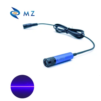 Kompaktiškas, Reguliuojamas Fokusavimo PMMA Objektyvas Mėlyna Linija Lazerio Modulis D12mm 450 nm 20mw Pramoninės Klasės Lazeriu