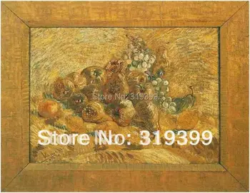 Vincentas Van Gogas Aliejaus Tapybai reprodukcijai ant lino drobė,Vynuogės,Kriaušės ir Citrinos,100% rankų darbo,Nemokamas Pristatymas,Muziejus kokybė