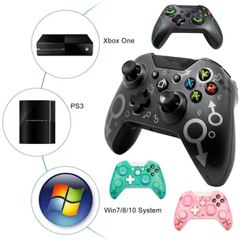 Žaidimų Valdiklis 2 4G Wireless Gamepad Žaidimų Konsolės Manipuliatorių Pakeisti Xbox Vieną permatomą Pilka