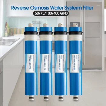 Namų Vandens Filtras 100 GPD RO, Atvirkštinio Osmoso Membrana Pakeisti Vandens Sistemos Filtro Valymo Vandens Filtravimo Virtuvės