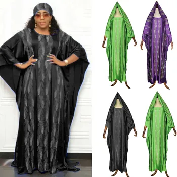 2 Gabalas Rinkinių, Nigerija, Turkija Caftan Afrikos Suknelės Moterims Tradicinių Ramada Abaja Musulmonų Diamond Boubou Drabužius, Drabužius Suknelė