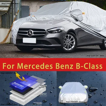 Mercedes Benz B-Class Lauko Apsaugos Pilnas Automobilių Apima Sniego danga skėtį nuo saulės atspari Vandeniui apsauga nuo dulkių Šildomi Automobilių reikmenys