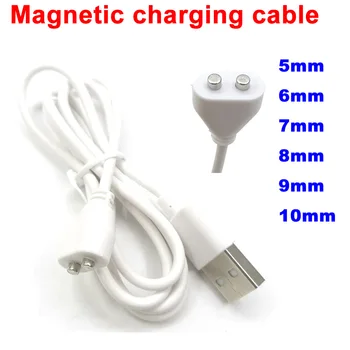 Magnetinio Įkrovimo Kabelis centras tarpai 2P 5mm 6/7/8/9/10mm Magnetas Suctio USB Maitinimo įkroviklis Grožio priemonė išmanųjį įrenginį