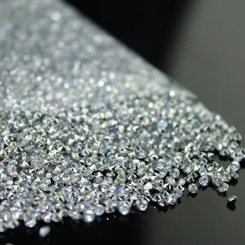10000pcs 2,5 mm ABcolor Diamond stalo apdailos Kristalai Diamond Konfeti Apdailos Akrilo Diamond Konfeti vestuvėms šalis