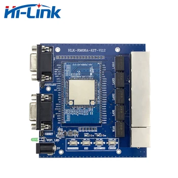Hi-Link Nemokamas Pristatymas 2vnt/Daug Dual Serijos Penki Tinklo Prievadą, HLK-7628D išmanieji Įrenginiai Openwrt 