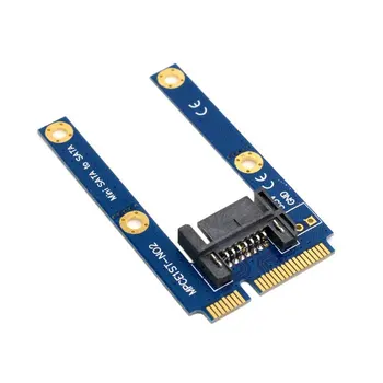 Xiwai 50mm Mini PCI-E mSATA SSD, kad Butas SATA 7pin Kietajame Diske PCBA Extension Adapter