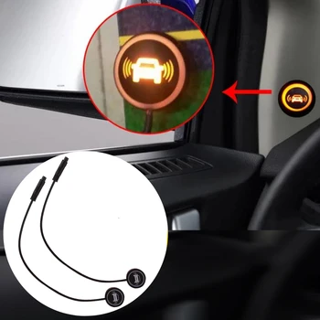 2vnt Automobilių Blind Spot Aptikimo Sistemos Įspėjamoji Lemputė BSD Saugos Vairavimo Įspėjamoji Lemputė Pagalbos Atbulinės eigos Radaro Parkavimo Jutikliai