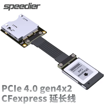2022 VDA Nauja PCIe 4.0x2 CFexpress Tipo B ilgiklis Didelės Spartos Gen4 x2 CFexpressB SSD Atmintį/atminties Korteles Adapteris