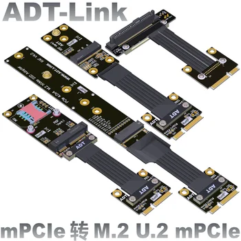 PCIe 4.0 Mini PCIe Pratęsimo U. 2 M. 2 Mini PCI-e Tinklą Stove Korteles SFF-8639 Adapteris M-Pagrindiniai A. Klavišą E NGFF mPCIe M2 Extender