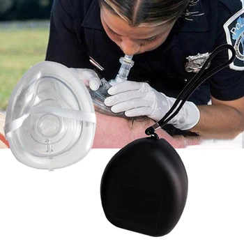 Profesionali Pirmoji Pagalba CPR Kvėpavimo Kaukė Apsaugoti Gelbėtojus Mokymo Dirbtinį Kvėpavimą Reuseable Su Vienos krypties Vožtuvas Įrankiai