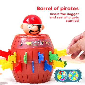 Įdėkite Kardas Barelį Triukais Bausmės Žaidimai Piratų Kibirą Dėdė Tėvų Vaikas Interaktyvios Šalies Darbalaukio Atsitiktiniai Žaidimai Spalva