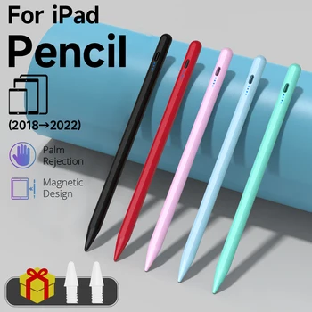 IPad Pieštuku Palmių Atmetimo Stylus Pen Spalvos Apple Pieštuku 2018 Naujesnės Versijos Oro Mini 10 Pro6 Magnetinio Adsorbcijos Pen