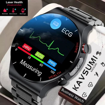 2023 Naujas EKG+PPG Smart Watch Vyrų Sangao Lazeriu Sveikatos Širdies ritmas, Kraujo Spaudimas ir Fitneso Sporto Laikrodžiai IP68 Vandeniui Smartwatch
