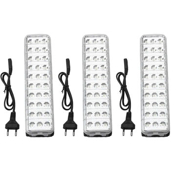 3X LED Avarinės Šviesos Mini Žibintuvėlis 30 LED 2 Režimas Įkrovimo Avarinės Šviesos Lempos, Namų Lauko Stovykla