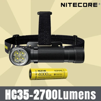 NITECORE HC35 Įkrovimo Daugiafunkcį L-formos Žibintai 2700 Liumenų Mesti iš 134M Trukmė iki 1200H su 4000mAh Baterija