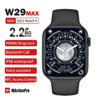 2023 IWO Žiūrėti 9 W29 Max Smart Watch Vyrai, 2.1 colio Įkrauti Belaidžiu ryšiu 