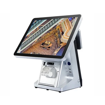 Gamyklos tiesioginio pardavimo kasos kompiuteris 15.6 colių vieno ekrano, Pos sistema, touch screen windows kasos. palieskite pos terminalas